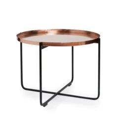 Dunelm Tiana Coffee Table Metallic Effect -Furniture Store 30763827 alt02