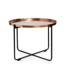 Dunelm Tiana Coffee Table Metallic Effect -Furniture Store 30763827 alt03