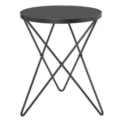 Dunelm Zoey Black Top Side Table 9 Dunelm Zoey Black Top Side Table -Furniture Store 30764038 alt02