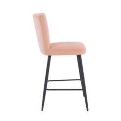 Dunelm Taylor Velvet Bar Stool -Furniture Store 30764837 alt03