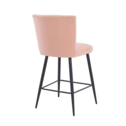 Dunelm Taylor Velvet Bar Stool -Furniture Store 30764837 alt04