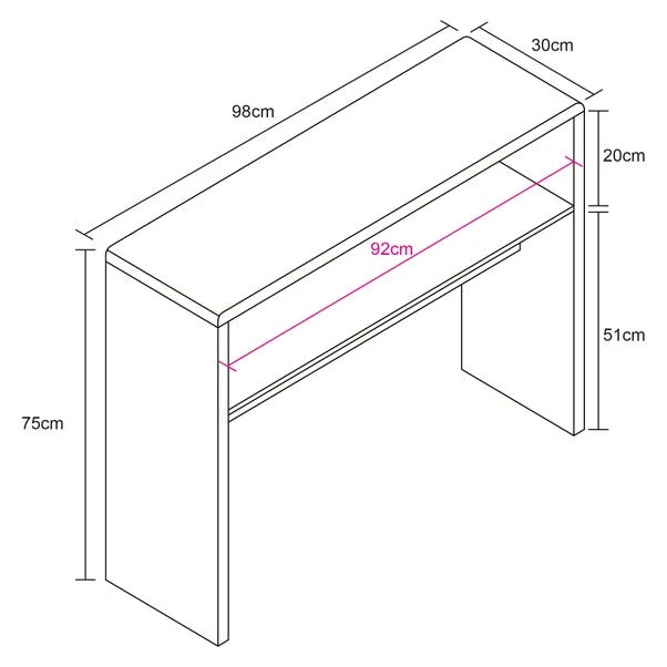 Lloyd Pascal Knox Compact Console Table 8 Lloyd Pascal Knox Compact Console Table - Image 6
