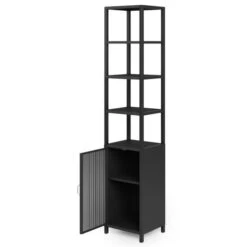 Dunelm Stannis Reeded Glass Tall Cabinet 12 Dunelm Stannis Reeded Glass Tall Cabinet -Furniture Store 30765706 alt04