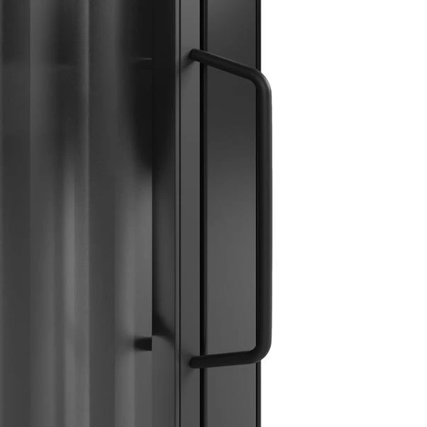 Dunelm Stannis Reeded Glass Tall Cabinet 8 Dunelm Stannis Reeded Glass Tall Cabinet - Image 6