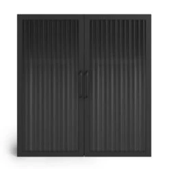 Dunelm Stannis Reeded Glass Double Door Wall Cabinet -Furniture Store 30765709 alt02