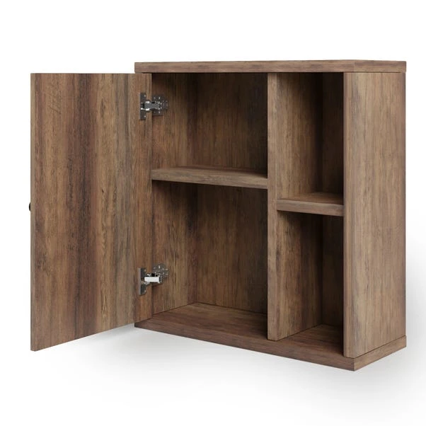 Dunelm Fulton Pine Effect Bathroom Wall Cabinet 7 Dunelm Fulton Pine Effect Bathroom Wall Cabinet - Image 5