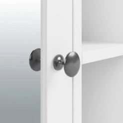 Dunelm Lynton White Compact Bathroom Wall Cabinet -Furniture Store 30765922 alt05