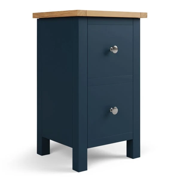 Dunelm Bromley 2 Drawer Slim Bedside Table 4 Dunelm Bromley 2 Drawer Slim Bedside Table - Image 2