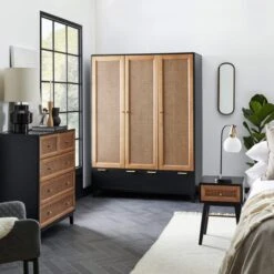 Dunelm Franco 5 Drawer Chest, Black -Furniture Store 30768078 alt07