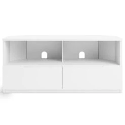 Dunelm Larson Corner TV Unit White -Furniture Store 30768488 alt02