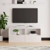 Dunelm Larson TV Unit White -Furniture Store 30768493