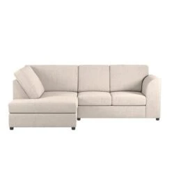Dunelm Blake Soft Texture Fabric 3 Seater Corner Sofa -Furniture Store 30768698 alt02