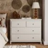 Dunelm Marco 4 Drawer Chest, Ivory -Furniture Store 30768967