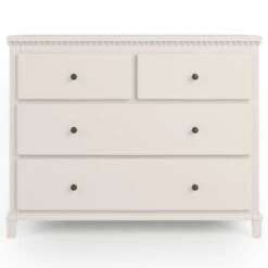 Dunelm Marco 4 Drawer Chest, Ivory -Furniture Store 30768967 alt02