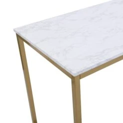 Dunelm Kendall Bar Table White Faux Marble -Furniture Store 30769219 alt04