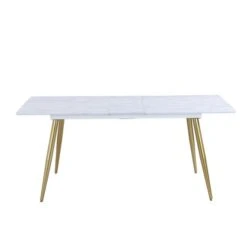 Dunelm Kendall Marble Effect Extending Dining Table -Furniture Store 30769221 alt02