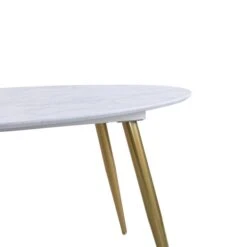 Dunelm Kendall Marble Effect Oval Dining Table -Furniture Store 30769223 alt05