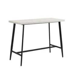 Dunelm Zuri Concrete Effect Bar Table -Furniture Store 30769230 alt02