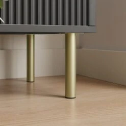 Dunelm Georgi Extra Wide TV Unit Black -Furniture Store 30769272 alt05