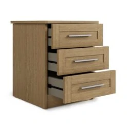 Dunelm Toby 3 Drawer Bedside Table 11 Dunelm Toby 3 Drawer Bedside Table -Furniture Store 30769281 alt04