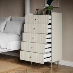 Dunelm Georgi 5 Drawer Chest -Furniture Store 30769721 alt02
