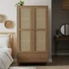 Dunelm Indi Double Wardrobe, Mango Wood -Furniture Store 30770395
