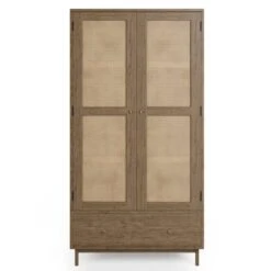 Dunelm Indi Double Wardrobe, Mango Wood -Furniture Store 30770395 alt02