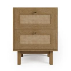Dunelm Indi 2 Drawer Bedside Table, Mango Wood 10 Dunelm Indi 2 Drawer Bedside Table, Mango Wood -Furniture Store 30770720 alt02