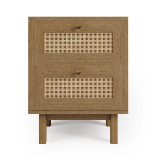 Dunelm Indi 2 Drawer Bedside Table, Mango Wood 5 Dunelm Indi 2 Drawer Bedside Table, Mango Wood - Image 3
