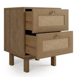 Dunelm Indi 2 Drawer Bedside Table, Mango Wood 12 Dunelm Indi 2 Drawer Bedside Table, Mango Wood -Furniture Store 30770720 alt04