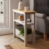 Dunelm Bromley Sofa Side Table Grey -Furniture Store 30771876