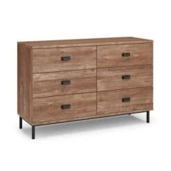 Dunelm Fulton 6 Drawer Chest, Pine Effect 13 Dunelm Fulton 6 Drawer Chest, Pine Effect -Furniture Store 30773037 alt05