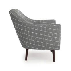 Dunelm Eddie Window Pane Check Tub Armchair -Furniture Store 30774780 alt03