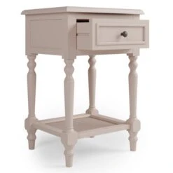 Dunelm Lucy Cane 1 Drawer Bedside Table -Furniture Store 30774816 alt04