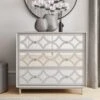 Dunelm Delphi 3 Drawer Chest, Grey & Mirrored 1 Dunelm Delphi 3 Drawer Chest, Grey & Mirrored -Furniture Store 30775917