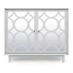 Dunelm Delphi Grey Small Slim Cabinet -Furniture Store 30775933 alt02