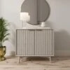 Dunelm Neena Small Sideboard, White Wash Acacia Wood -Furniture Store 30781310