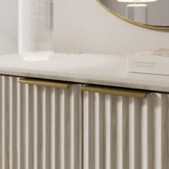 Dunelm Neena Small Sideboard, White Wash Acacia Wood -Furniture Store 30781310 alt04