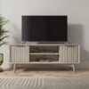 Dunelm Neena TV Unit, White Wash Acacia Wood -Furniture Store 30781311