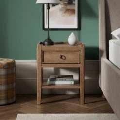 Dunelm Portland 1 Drawer Bedside
