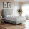 Dunelm Platform Chenille Bed Base 1 Dunelm Platform Chenille Bed Base -Furniture Store 30785444