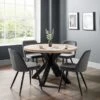Julian Bowen Berwick Round Dining Table Oak -Furniture Store 30794139