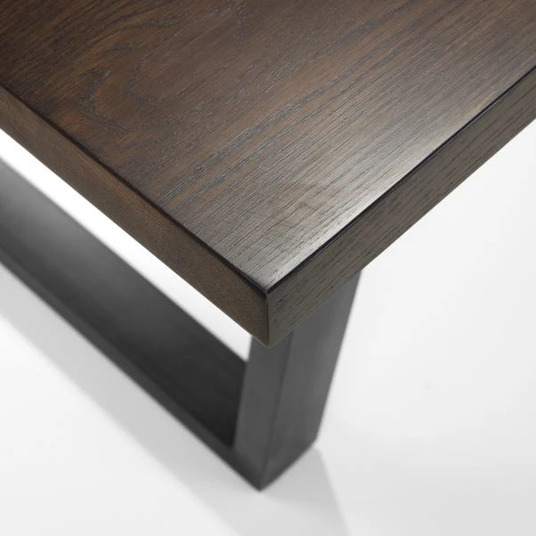 Julian Bowen Brooklyn Rectangular Dining Table Dark Oak 7 Julian Bowen Brooklyn Rectangular Dining Table Dark Oak - Image 5