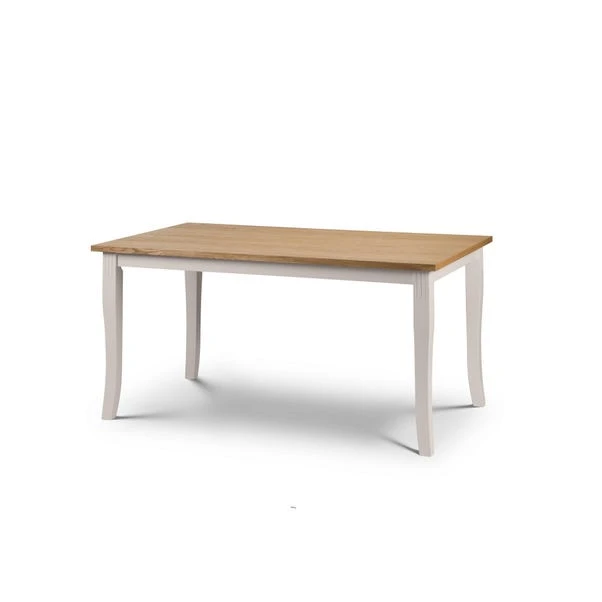 Julian Bowen Davenport Rectangular Dining Table Grey 4 Julian Bowen Davenport Rectangular Dining Table Grey - Image 2