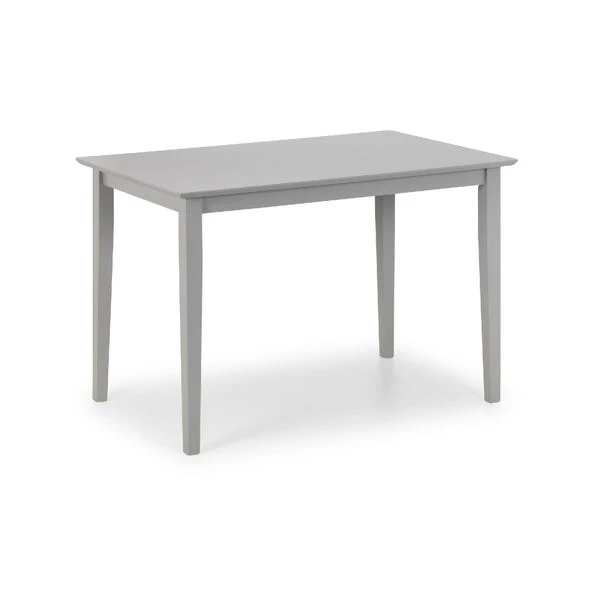 Julian Bowen Kobe Compact Rectangular Dining Table Grey 4 Julian Bowen Kobe Compact Rectangular Dining Table Grey - Image 2