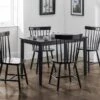 Julian Bowen Torino Set Of 4 Chairs Black -Furniture Store 30794380