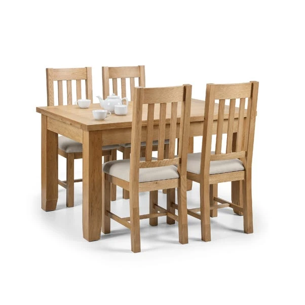 Julian Bowen Astoria Extendable Dining Table Light Oak 7 Julian Bowen Astoria Extendable Dining Table Light Oak - Image 5