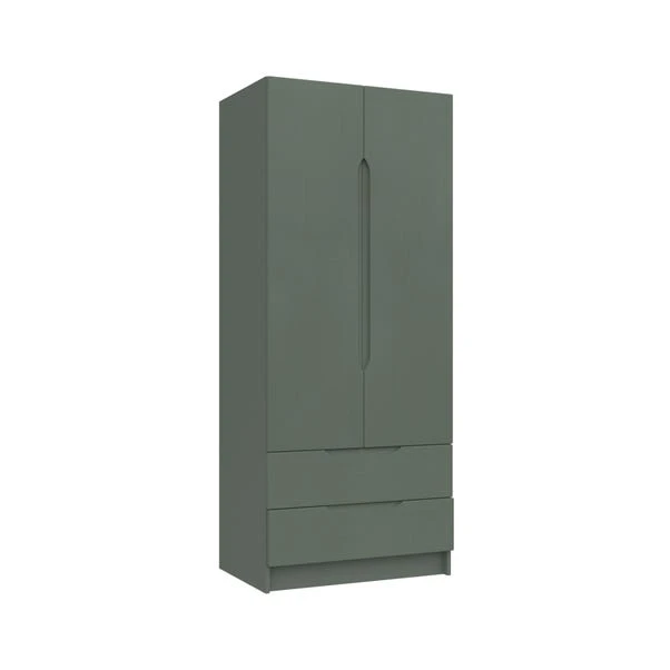 One Call Furniture Legato Double 2 Drawer Wardrobe 3 One Call Furniture Legato Double 2 Drawer Wardrobe