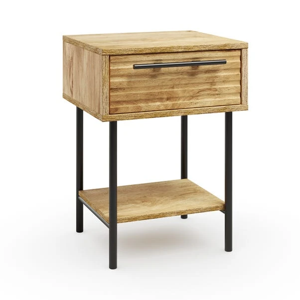 Dunelm Bryant 1 Drawer Bedside 4 Dunelm Bryant 1 Drawer Bedside - Image 2