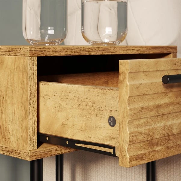 Dunelm Bryant 1 Drawer Bedside 6 Dunelm Bryant 1 Drawer Bedside - Image 4